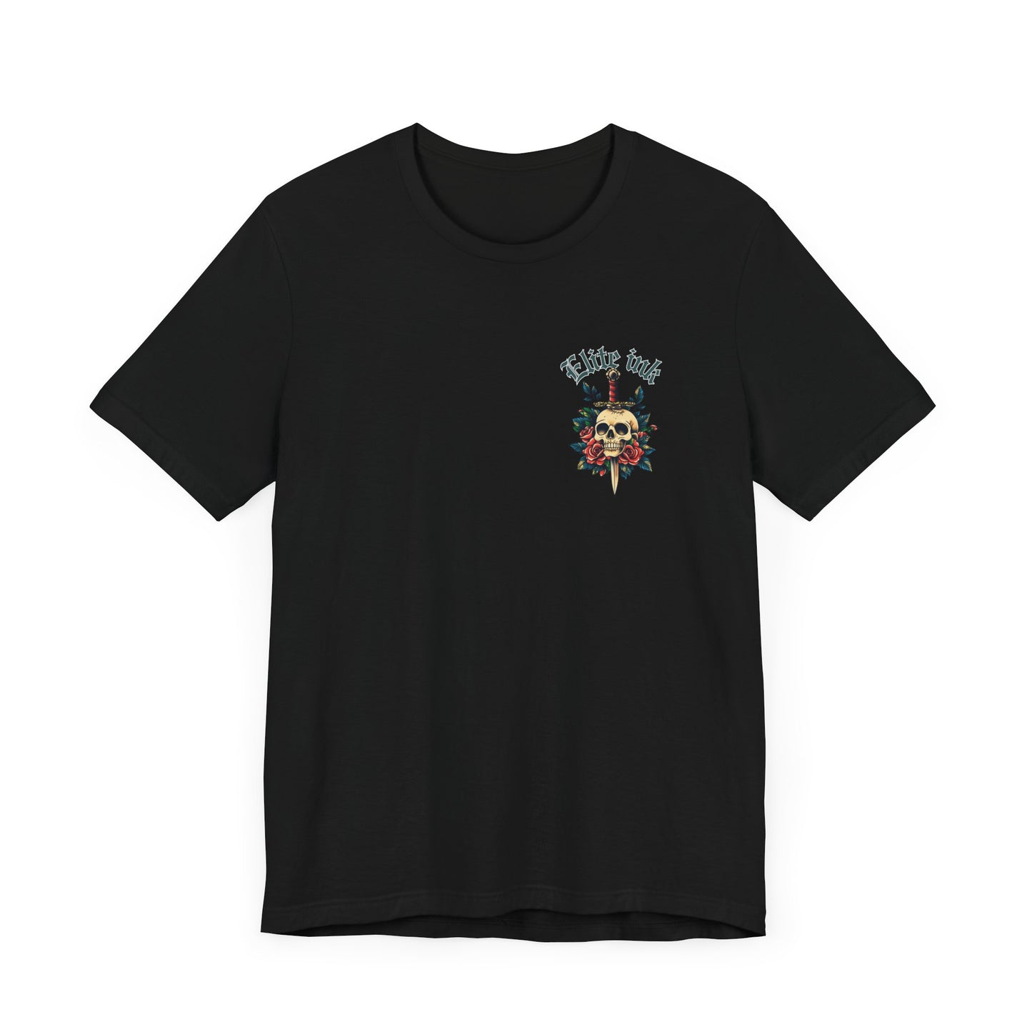 Unisex Skull and Dagger Tattoo T-Shirt