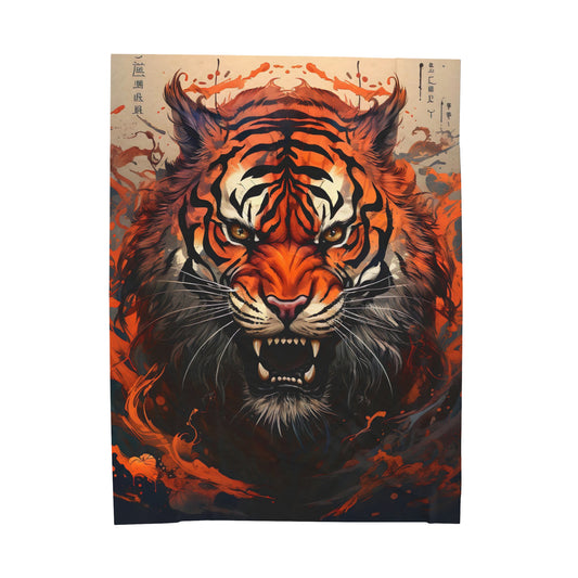 Tiger Head Blanket