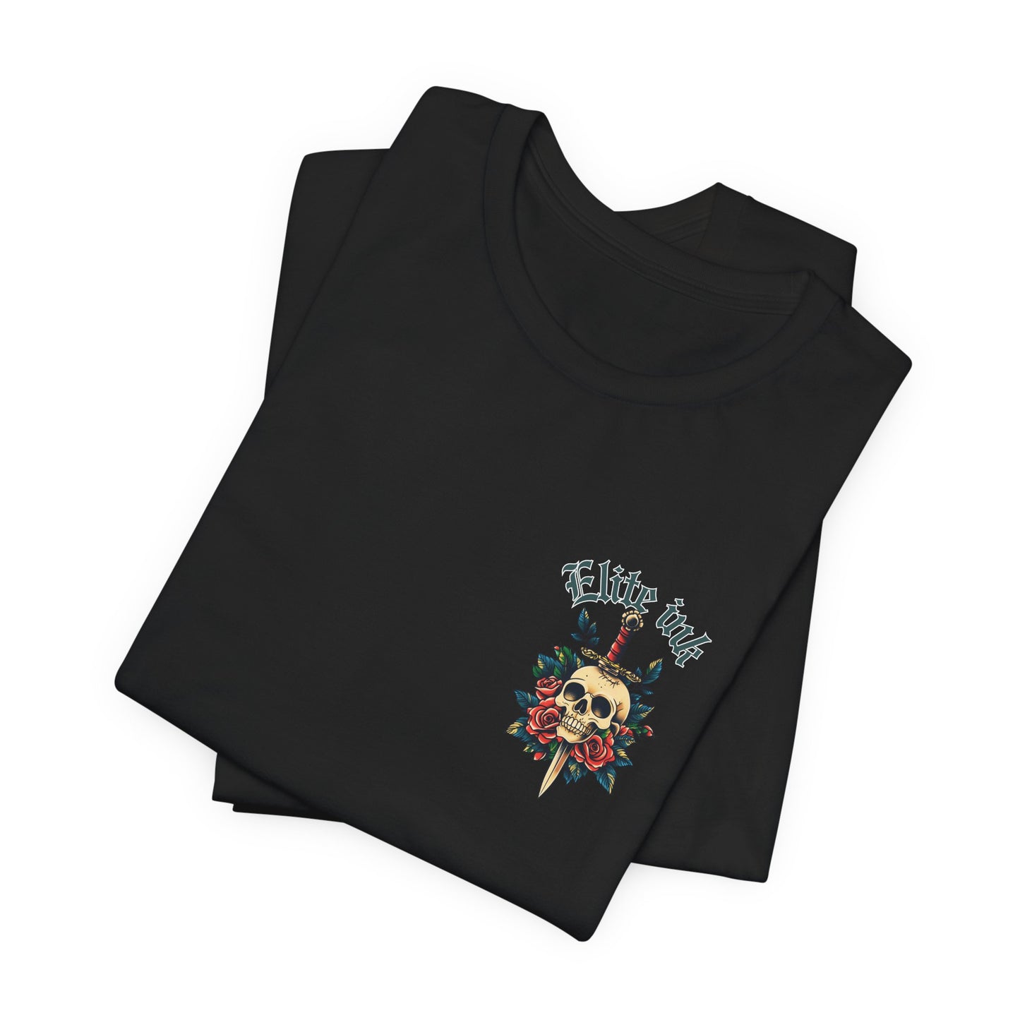 Unisex Skull and Dagger Tattoo T-Shirt